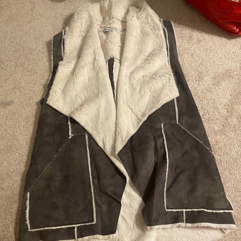 Naked Zebra Faux Fur Vest